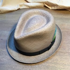 Panama Fedora w/ Custom Feather
